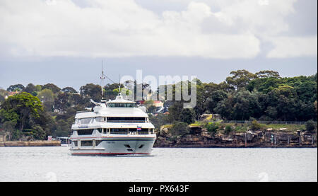 Un Captain Cook ferry sur le port de Sydney Sydney NSW Australie. Banque D'Images