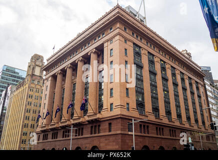 Martin Lieu d'épargne bâtiment a été siège de la Banque du Commonwealth, quartier général du Groupe Macquarie maintenant Sydney NSW Australie. Banque D'Images