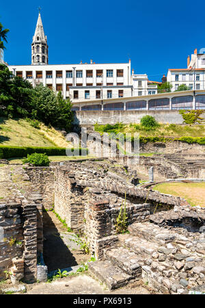 Amphithéâtre des Trois Gaules à Lyon, France Banque D'Images