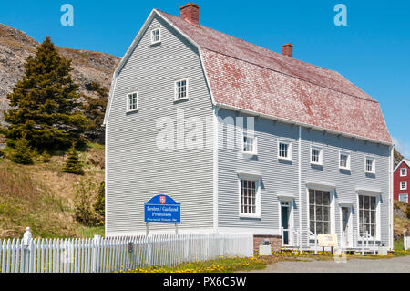 Le Ryan Bâtiment dans Trinity est un exemple d'une chambre à compter du début des années 1800 et newfoundland outport typique de magasin général la période 1910. Banque D'Images