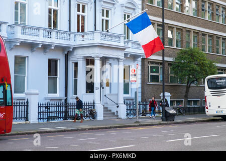 Lycée Français Charles de Gaulle siège administratif bâtiment, école française, Lycee francais charles de gaulle, 29 Cromwell Road, Londres, royaume-uni Banque D'Images