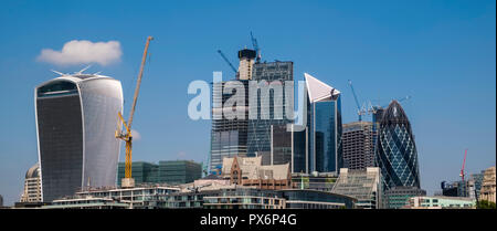 City of London Skyline, Londres, Angleterre, Royaume-Uni - 2018 Banque D'Images
