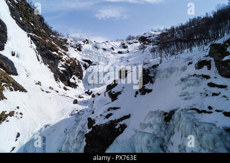 Cascade en Norvège Banque D'Images