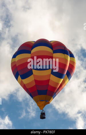 Albuquerque célèbre chaque année le plus grand hot air Balloon Fiesta au début d'octobre Banque D'Images