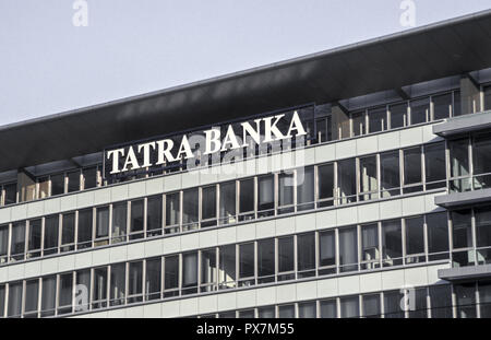 Banque Tatra, République slovaque, Bratislava, Presbourg Banque D'Images