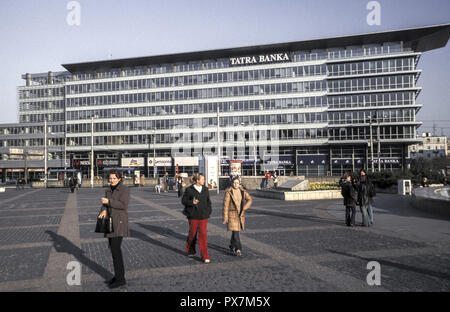 Banque Tatra, République slovaque, Bratislava, Presbourg Banque D'Images