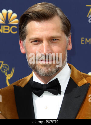 70e Primetime Emmy Awards à Los Angeles, United States comprend : Nikolaj Coster-Waldau Où : Los Angeles, California, United States Quand : 17 septembre 2018 Credit : Adriana Barraza M./WENN.com Banque D'Images