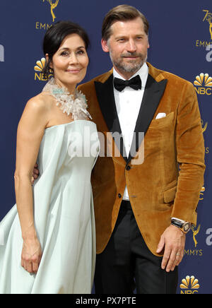 70e Primetime Emmy Awards à Los Angeles, United States comprend : Nukaaka, Nikolaj Coster-Waldau Coster-Waldau Où : Los Angeles, California, United States Quand : 17 septembre 2018 Credit : Adriana Barraza M./WENN.com Banque D'Images