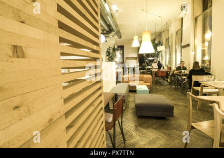 Cafe Das Möbel, Autriche, Vienne, Burggasse Banque D'Images