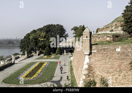 Beograd, forteresse de Kalemegdan park, Belgrade, Serbie- Monténégro, Banque D'Images