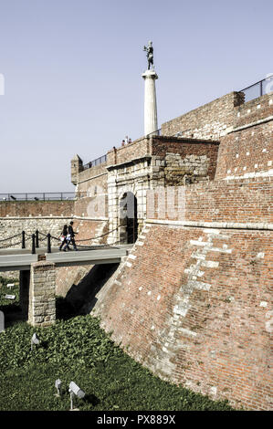 Beograd, forteresse de Kalemegdan park, Belgrade, Serbie- Monténégro, Banque D'Images