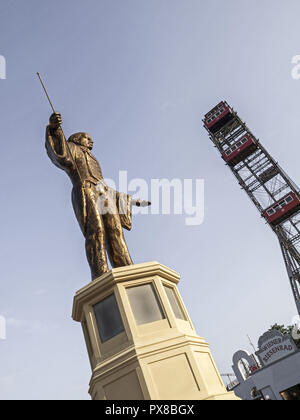 Vienne, Prater, redesing 2008 entrée, l'Autriche, 2 district. Banque D'Images
