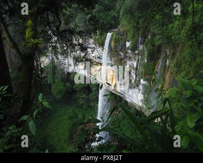 Yumbilla cascade, Chachapoyas, Pérou Banque D'Images