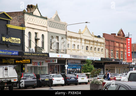 Bâtiments sur Auburn Street, Goulburn, EN IN Banque D'Images