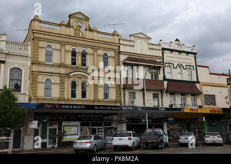 Bâtiments sur Auburn Street, Goulburn, EN IN Banque D'Images