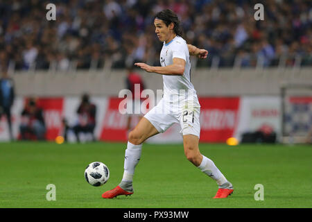 Saitama, Japon. 16 Oct, 2018. Edinson Cavani (URY) Football/soccer : KIRIN Challenge Cup 2018 match entre le Japon 4-3 Uruguay à Saitama Stadium 2002 à Saitama, Japon . Credit : AFLO/Alamy Live News Banque D'Images