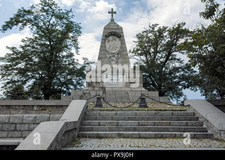 PLOVDIV, BULGARIE 11 juin 2017 : le monument à l'empereur Alexandre II à Bunardzhik tepe hill (colline de libertadors) dans la ville de Plovdiv, Bulgarie Banque D'Images