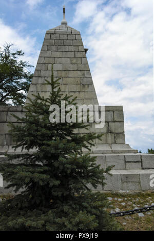 PLOVDIV, BULGARIE 11 juin 2017 : le monument à l'empereur Alexandre II à Bunardzhik tepe hill (colline de libertadors) dans la ville de Plovdiv, Bulgarie Banque D'Images