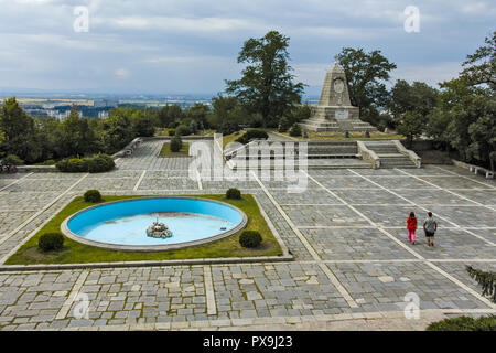 PLOVDIV, BULGARIE 11 juin 2017 : le monument à l'empereur Alexandre II à Bunardzhik tepe hill (colline de libertadors) dans la ville de Plovdiv, Bulgarie Banque D'Images