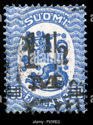 Timbre ancien de la Finlande dans le modèle Saarinen series Banque D'Images