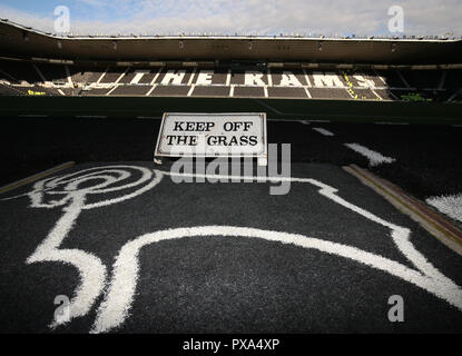 Une vue générale à l'intérieur de Pride Park avant le match de championnat à Sky Bet, Derby Pride Park. Banque D'Images