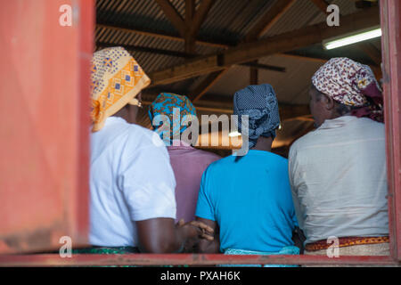 Une série d'images du Mozambique d'aider la construction d'une église à Xai Xai Banque D'Images