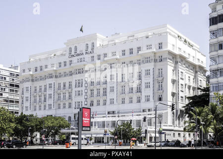 Rio de Janeiro, Copacabana, Copacapana Palace Hotel, Brésil Banque D'Images