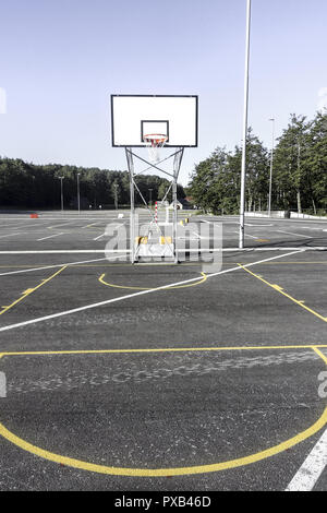 Basket Ball net, près de Rijeka, Croatie Banque D'Images