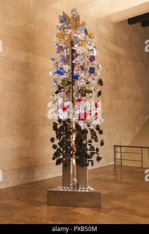 Cafesjian Center for the Arts, intérieur art display Banque D'Images