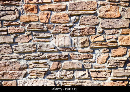 Historique de l'ancien mur de briques. Brique rouge. Banque D'Images