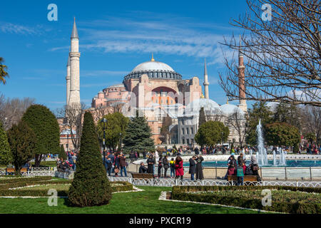 La basilique Sainte-Sophie. Istanbul. attractions touristiques de la Turquie Banque D'Images