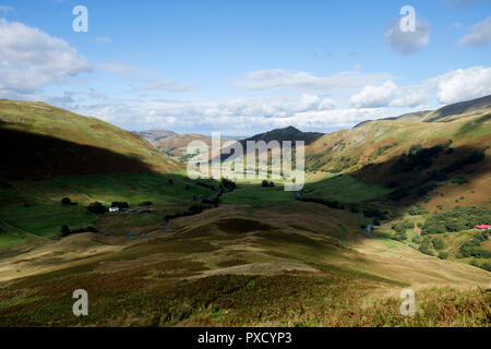 Bannerdale Valley de la RAN, Martindale, Ullswater, Lake District, Cumbria, Angleterre Banque D'Images