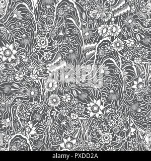 Seamless floral background Illustration de Vecteur