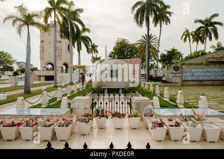 La Tombe de Fidel Castro, Santa Ifgenia Cimetière, Santiago de Cuba, Cuba Banque D'Images