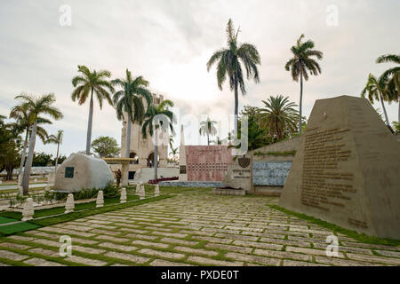 La Tombe de Fidel Castro, Santa Ifgenia Cimetière, Santiago de Cuba, Cuba Banque D'Images