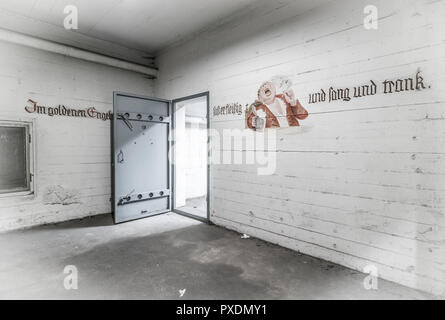 Bunker souterrain abandonné Tempelhof , Berlin, Allemagne Banque D'Images