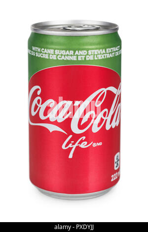 Stevia Coca Cola, Coca Cola peut Banque D'Images