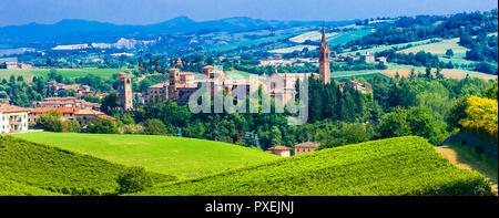 Belle Castelvetro de Modène,village,Emilia Romagna,Italie. Banque D'Images
