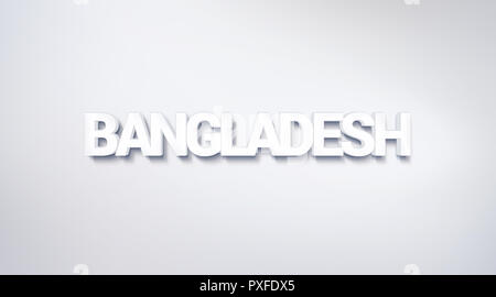 Le Bangladesh, la conception du texte. La calligraphie. Typographie de l'affiche. Utilisable comme papier peint fond Banque D'Images