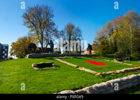 Nous nous souviendrons des soldats, Ashford, Kent, UK Banque D'Images