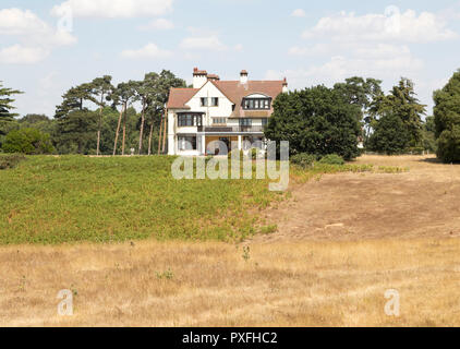 Tranmer House était la maison d'Edith Jolie autrefois appelé, Sutton Hoo House, Suffolk, Angleterre Banque D'Images