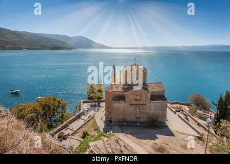 Saint Jean le Théologien Kaneo Ohrid, Macédoine Banque D'Images