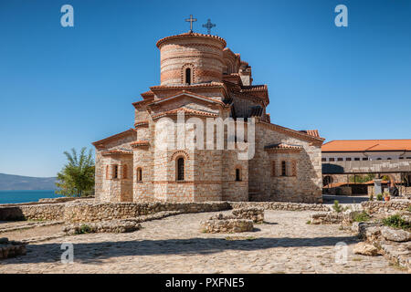 Basilique de St Clement à Ohrid, Macédoine Banque D'Images