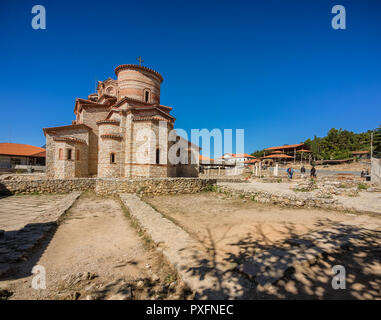 Basilique de St Clement à Ohrid, Macédoine Banque D'Images