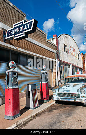 Lowell Arizona USA. Quartier des affaires du centre-ville Banque D'Images