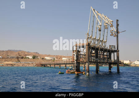 Aussi Trans-Israel Eilat-Ashkelon pipeline de signalement ou de pipeline est un oléoduc en Israël qui a transporté le pétrole brut en provenance de l'Iran à l'intérieur de ISR Banque D'Images