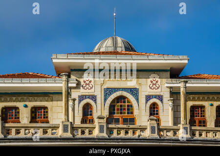 Istanbul, Turquie, le 5 novembre 2010 : le port ferry de ottoman vieux Büyükada, sur l'une des îles des Princes. Banque D'Images