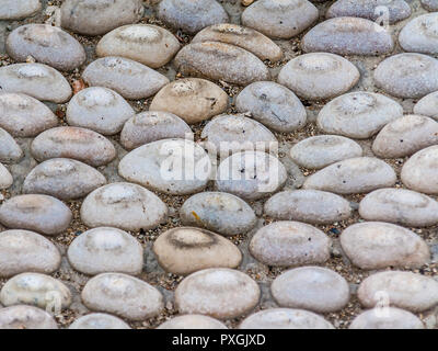 Close up of pebbles ensemble dans une voie. Banque D'Images