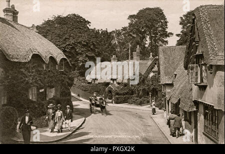 The Old Village, Shanklin, île de Wight, Hampshire, Angleterre Banque D'Images