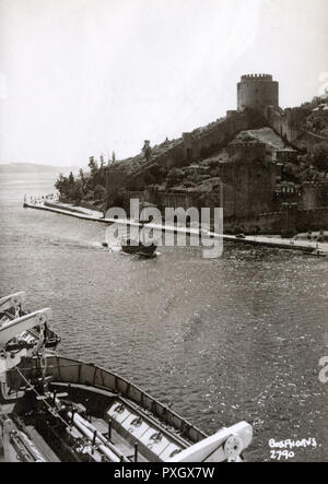 Vue sur le Bosphore - Rumeli Hisari, Istanbul, Turquie Banque D'Images